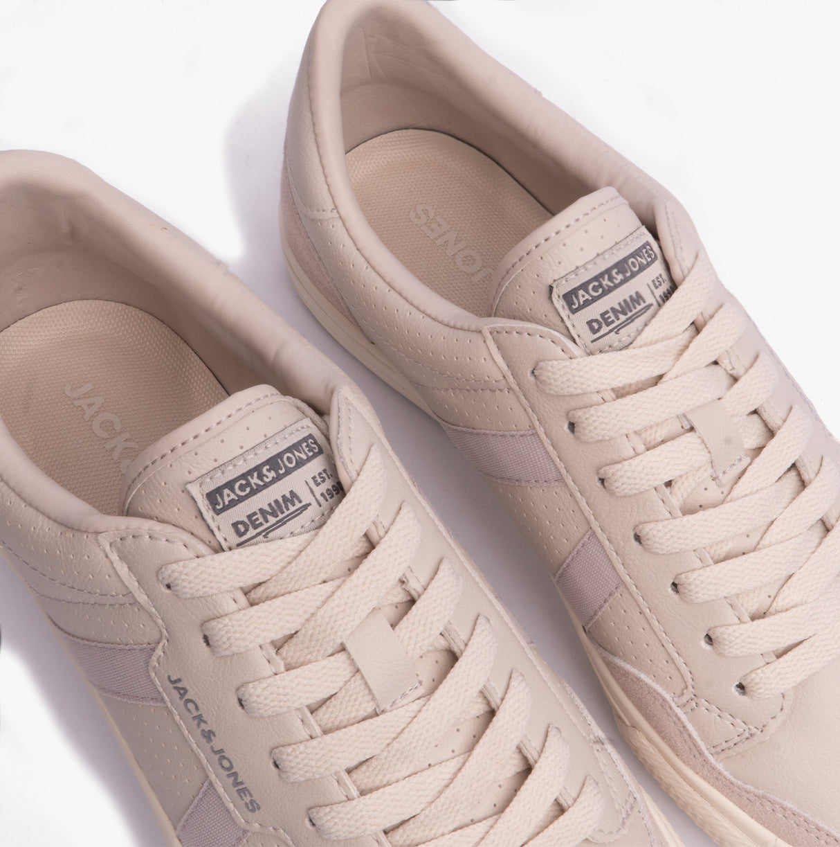 Jack & Jones MORDEN Mens Trainers Moonbeam