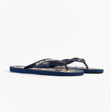 Jack & Jones LOGO PALM PRINT Mens Flip-Flops Medieval Blue