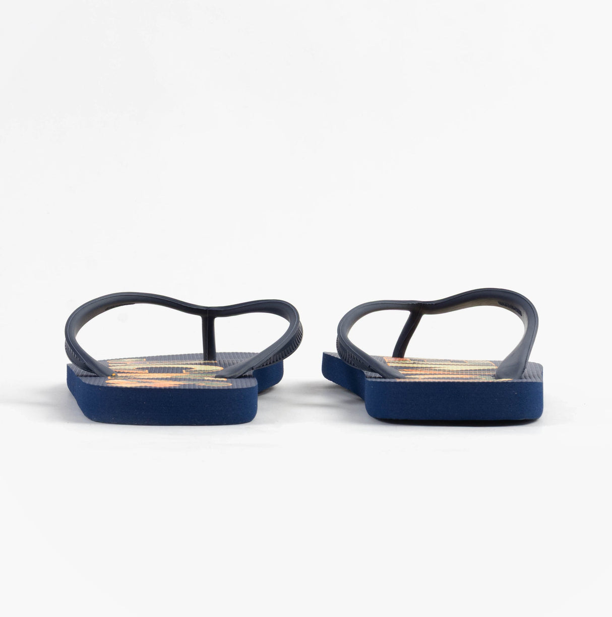 Jack & Jones LOGO PALM PRINT Mens Flip-Flops Medieval Blue