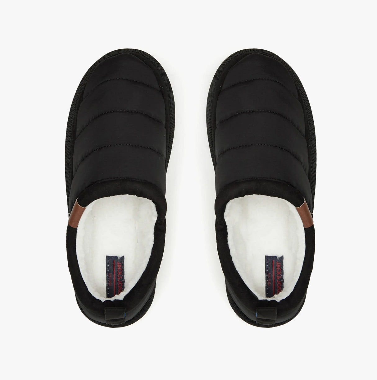 Jack & Jones PUFF MULE Mens Mule Slippers Black