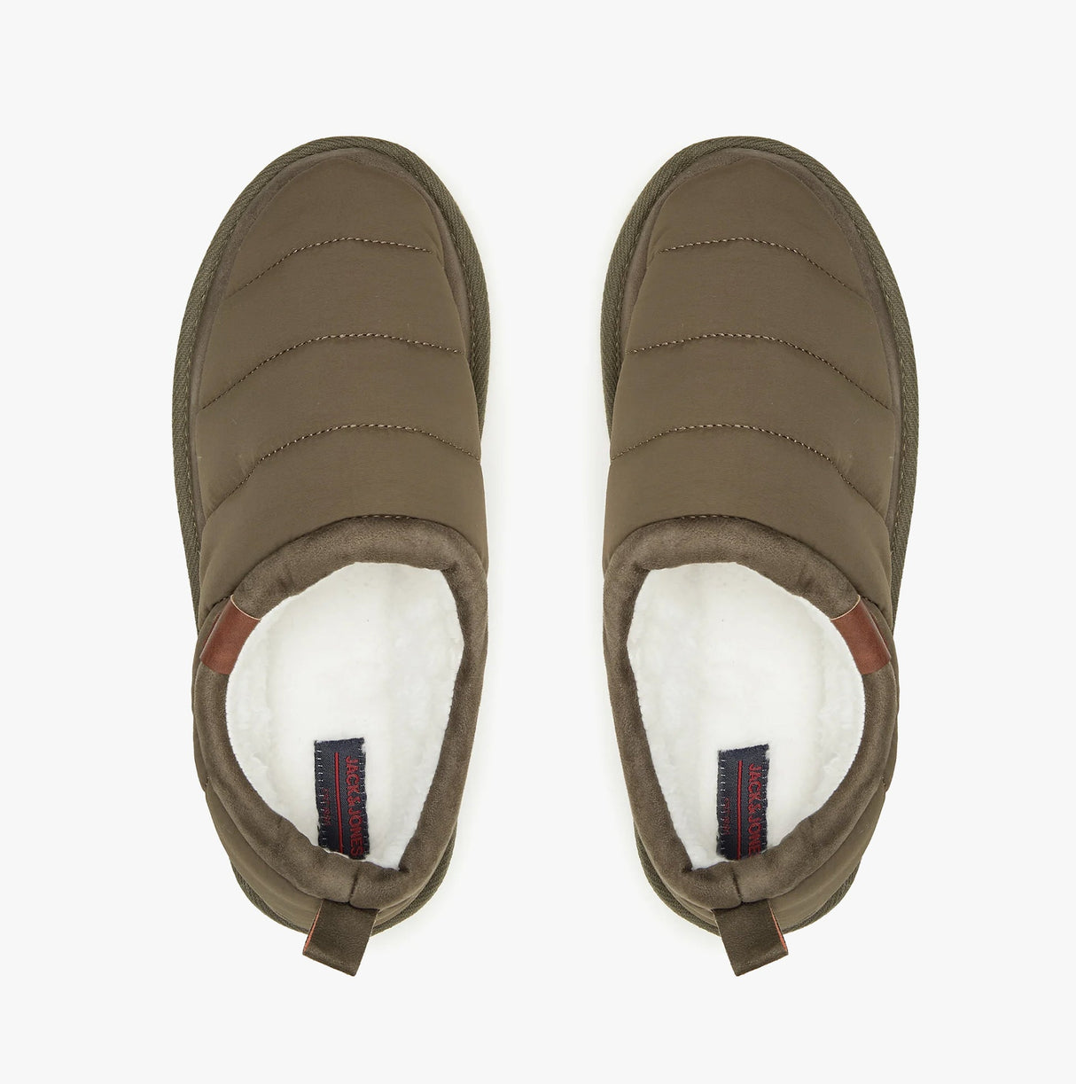 Jack & Jones PUFF MULE Mens Mule Sandals Dark Olive