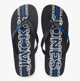 Jack & Jones LOGO 2.0 Mens Flip-Flops Anthracite