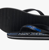 Jack & Jones LOGO 2.0 Mens Flip-Flops Anthracite