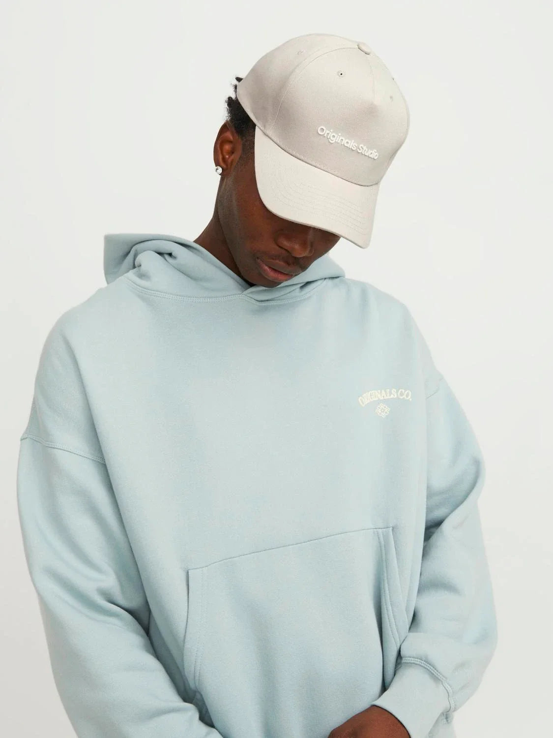 Jack & Jones VESTERBRO Mens Cap Moonbeam