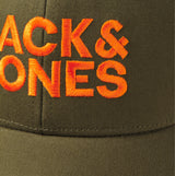 Jack & Jones GALL Mens Baseball Cap Olive Night