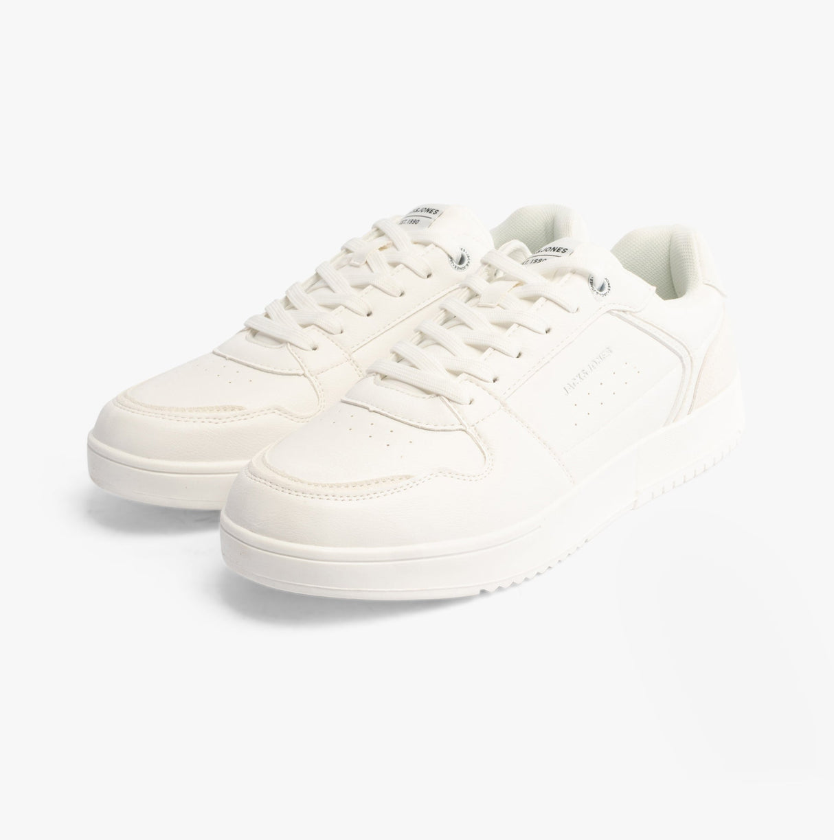 Jack & Jones EALING PU Mens Trainers White/White