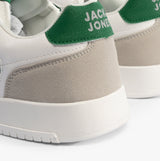 Jack & Jones EALING PU Mens Trainers White/Green