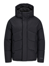 Jack & Jones WORLD Mens Puffer Jacket Black