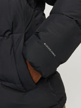 Jack & Jones WORLD Mens Puffer Jacket Black
