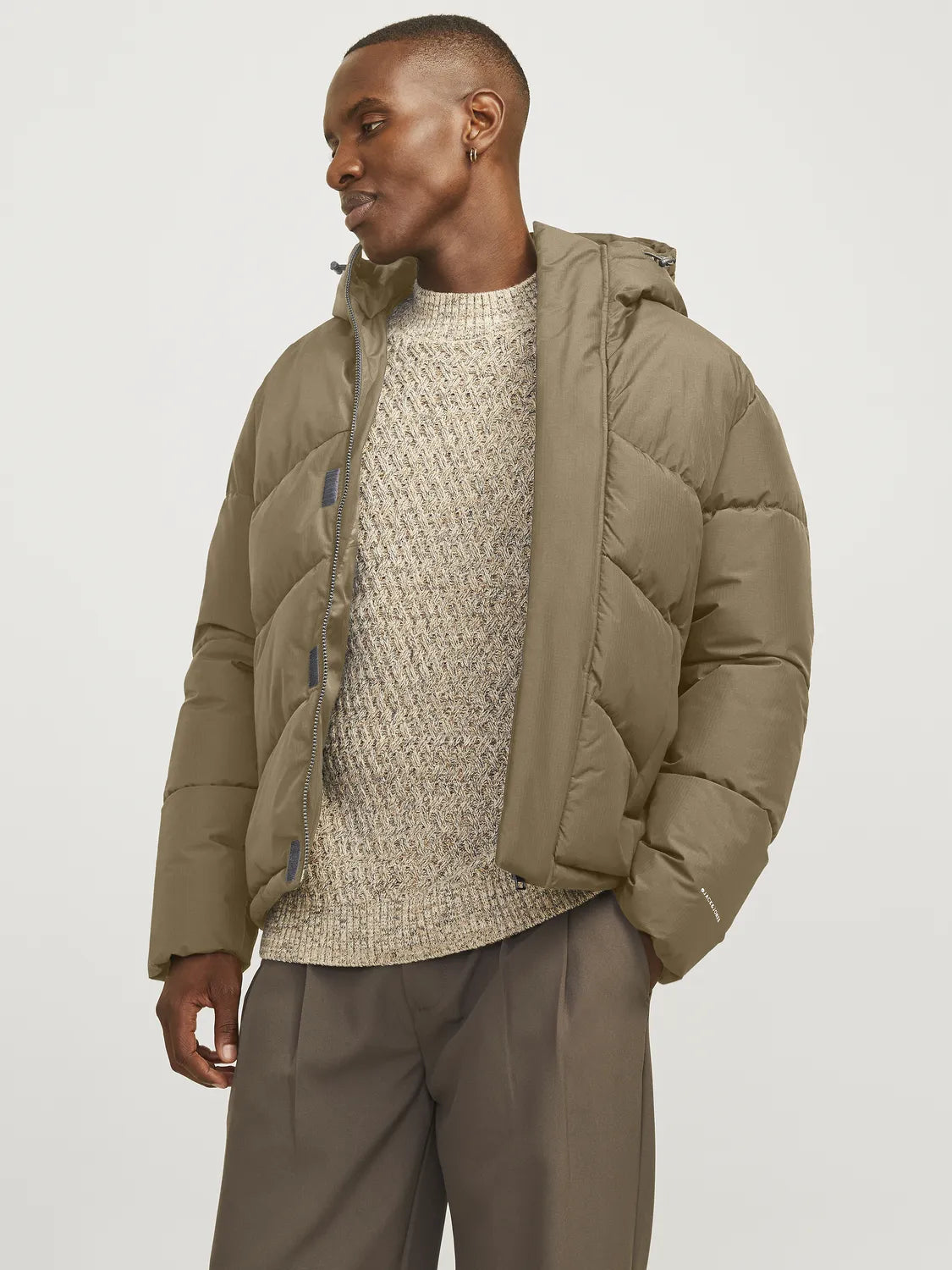 Jack & Jones WORLD Mens Puffer Jacket Elmwood