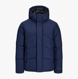Jack & Jones WORLD Mens Puffer Jacket Navy Blazer