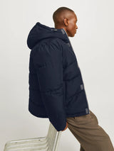 Jack & Jones WORLD Mens Puffer Jacket Navy Blazer