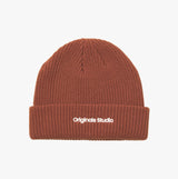 Jack & Jones VESTERBRO Mens Beanie Brandy Brown