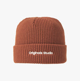 Jack & Jones VESTERBRO Mens Beanie Brandy Brown