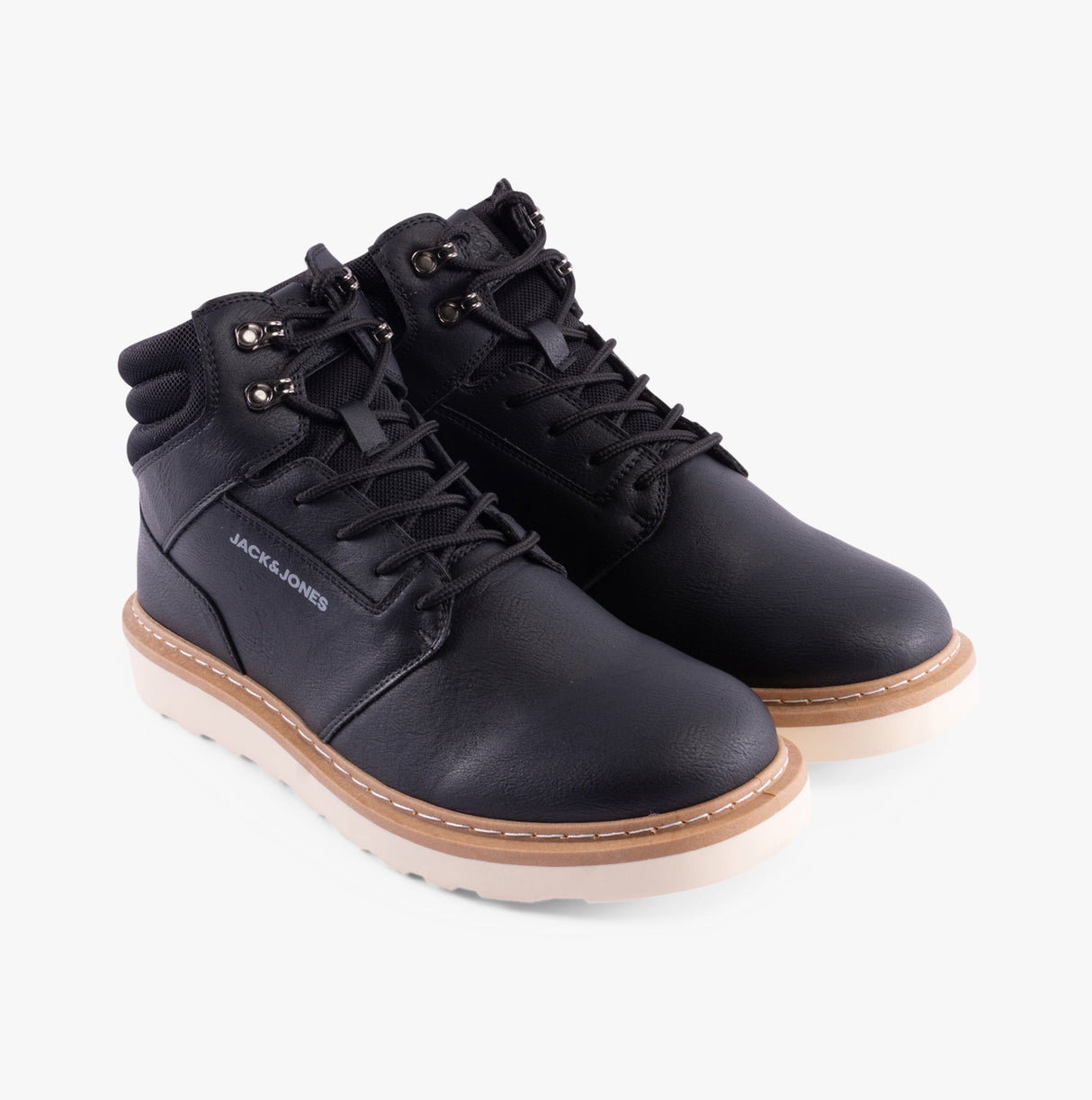 Jack & Jones OHIO PU Mens Boots Anthracite