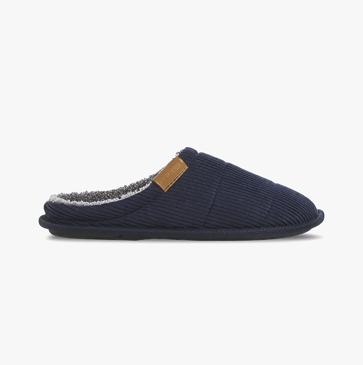 Jack & Jones CORDIE Mens Mule Slippers Navy Blazer