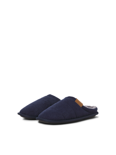 Jack & Jones CORDIE Mens Mule Slippers Navy Blazer