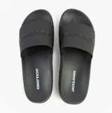 Jack & Jones DENNIS Mens Sliders Anthracite