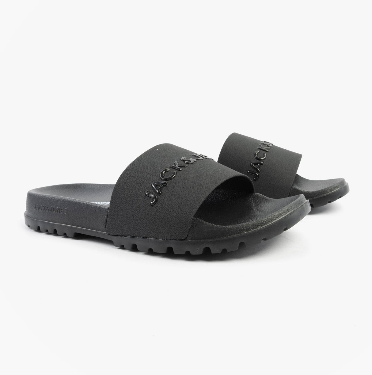 Jack & Jones DENNIS Mens Sliders Anthracite