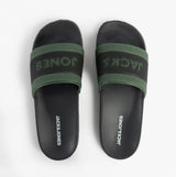 Jack & Jones JARRED Mens Sliders Anthracite