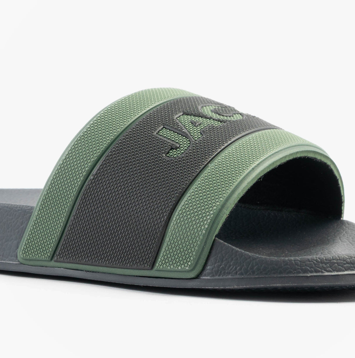 Jack & Jones JARRED Mens Sliders Anthracite