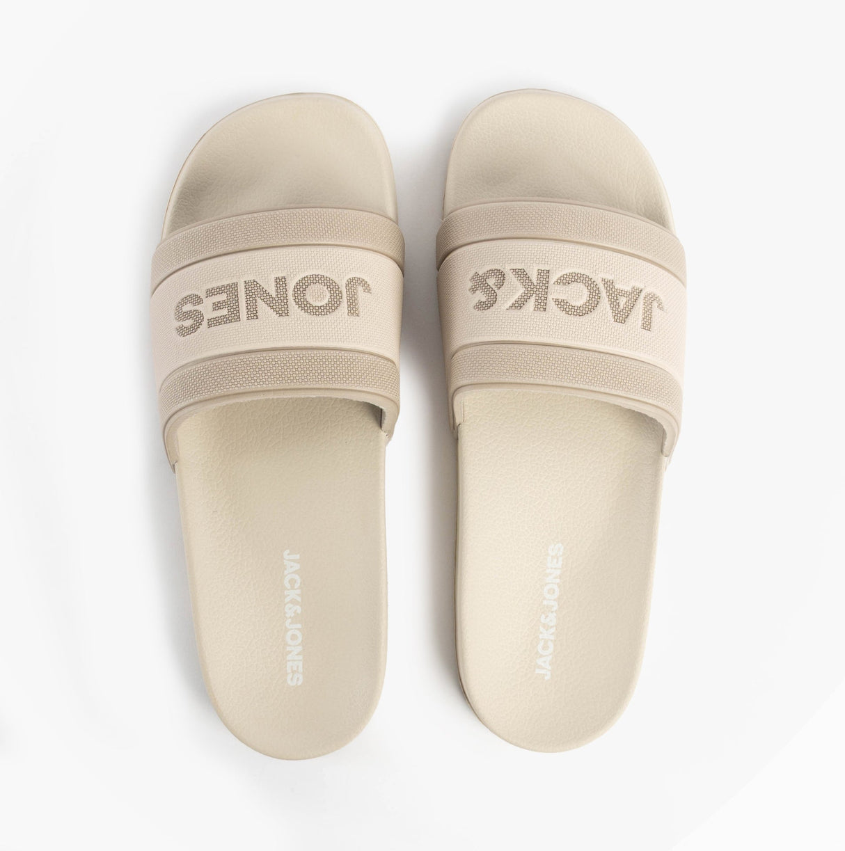 Jack & Jones JARRED Mens Sliders Moonbeam