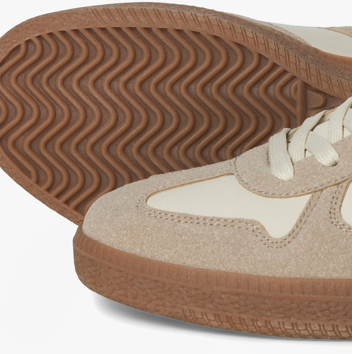 Jack & Jones VALENCIA Mens Trainers Fog Savannah Tan