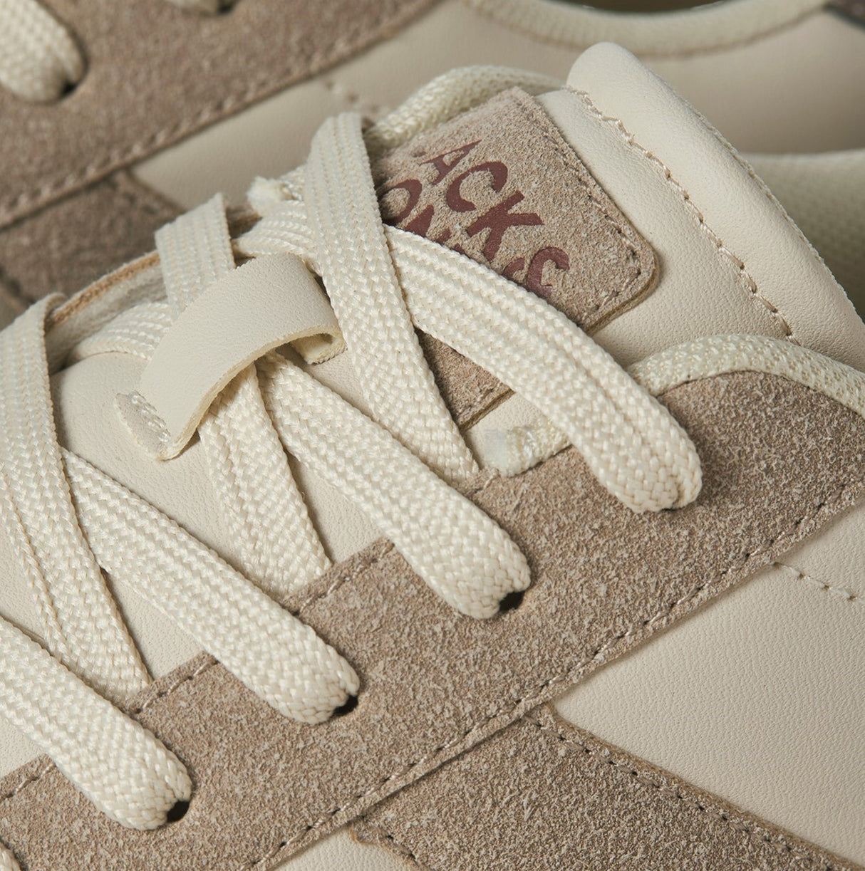 Jack & Jones VALENCIA Mens Trainers Fog Savannah Tan