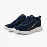 Jack & Jones TAYLOR MESH Mens Trainers Navy Blazer