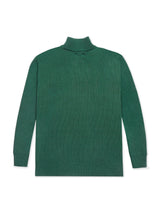 Knit 1/4 Zip Green