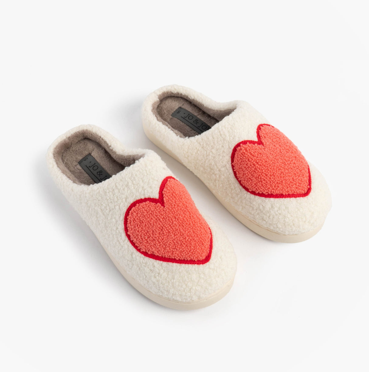 Jo & Joe AMOUR Womens Mule Slippers Cream