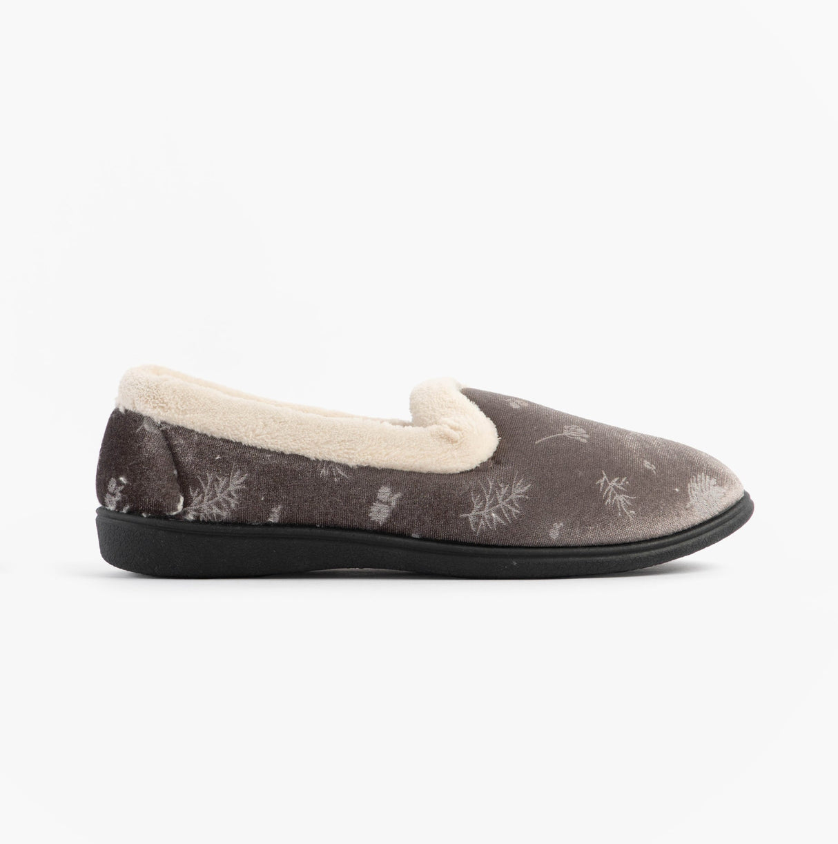 Jo & Joe ANNIE Womens Full Slippers Grey