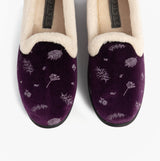 Jo & Joe ANNIE Womens Full Slippers Purple