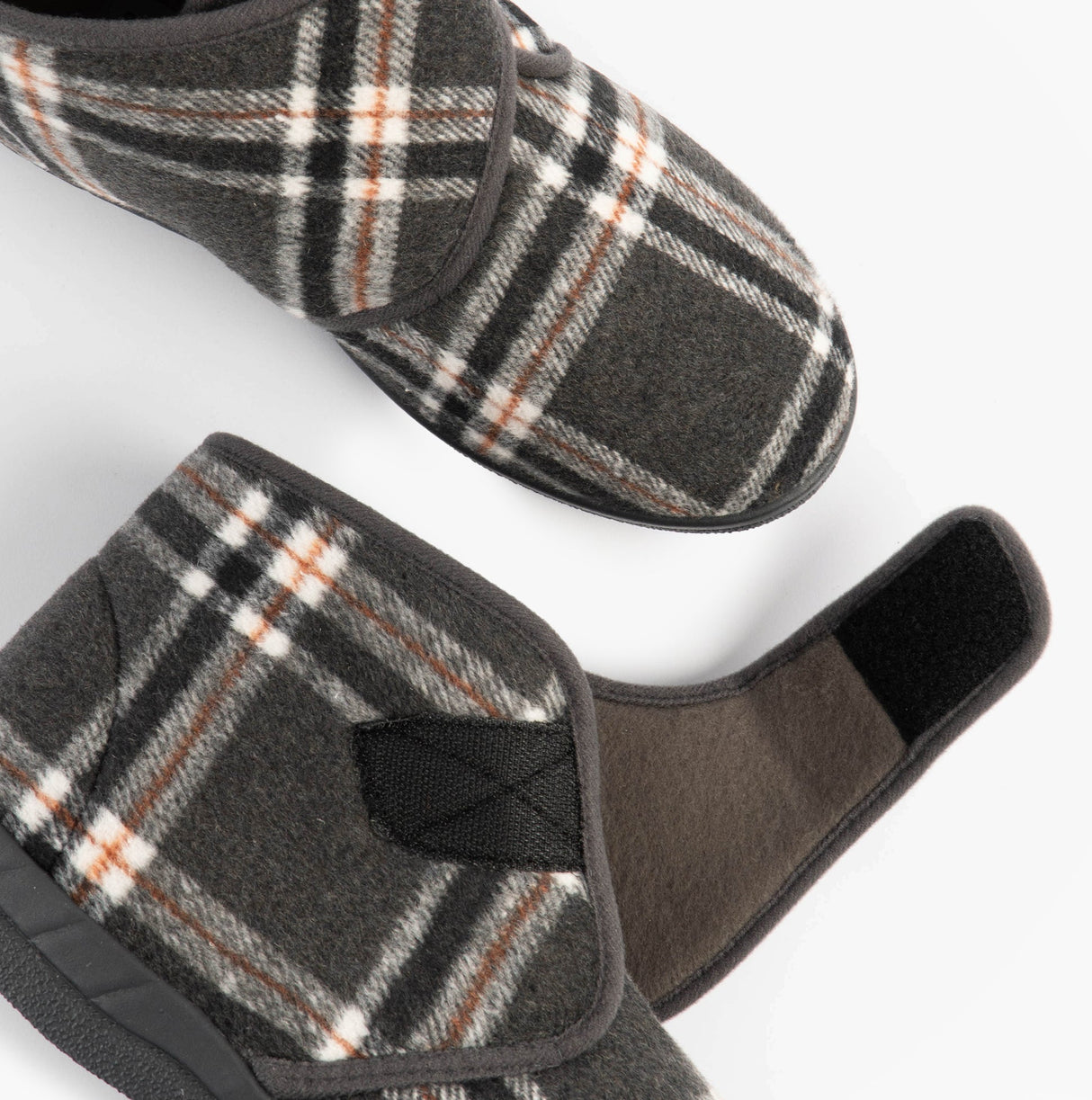 Jo & Joe CECIL Mens Bootie Slippers Grey