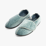 Jo & Joe DOREEN Womens Touch Fasten Slippers Teal