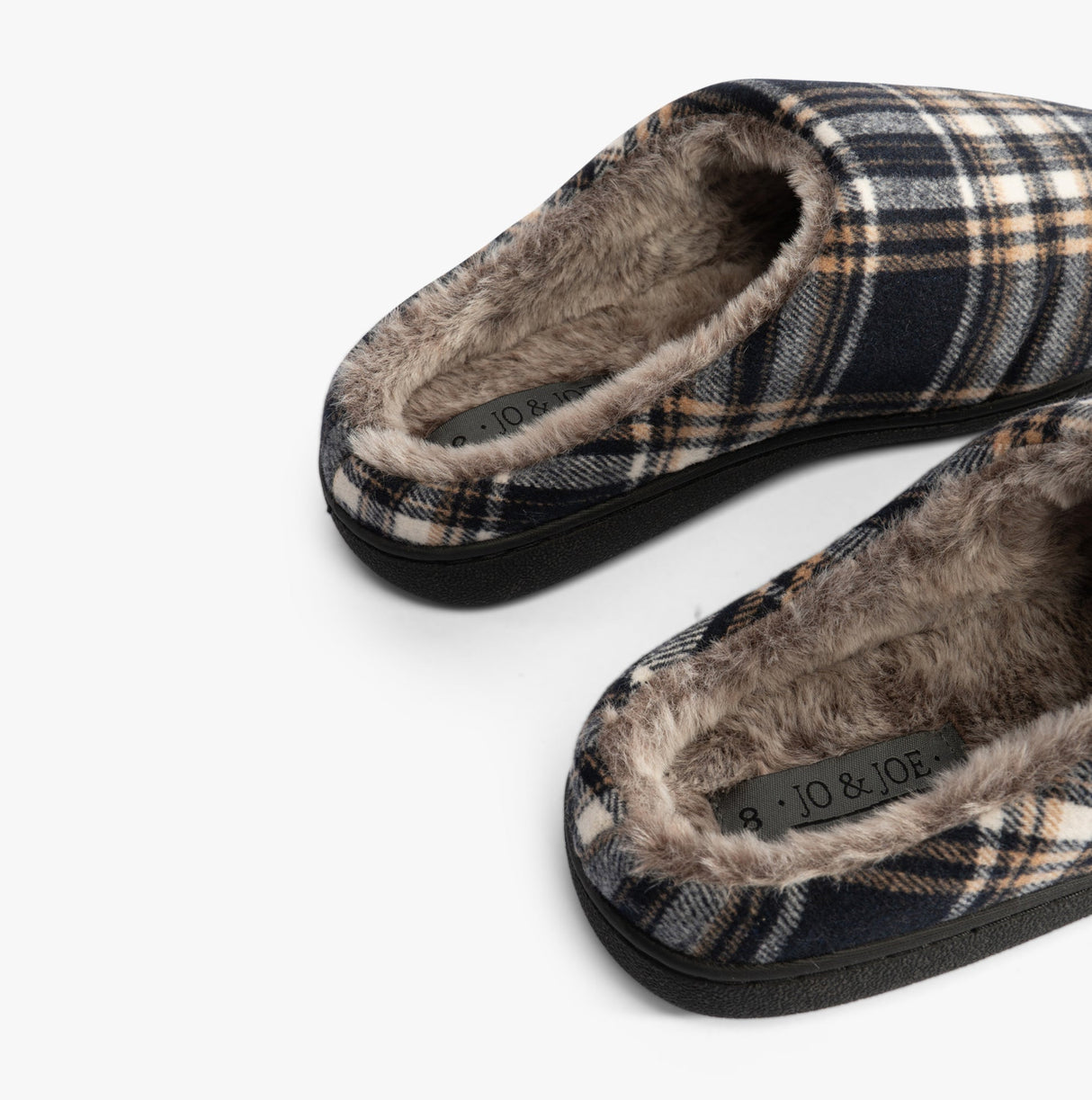 Jo & Joe FALKIRK Mens Slippers Navy