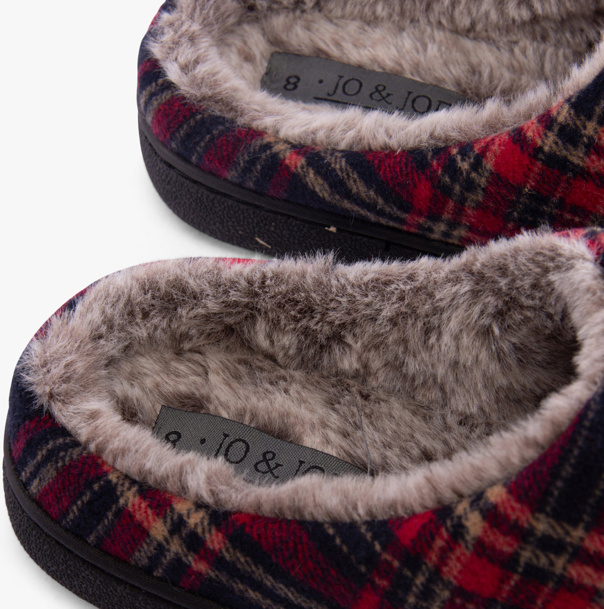 Jo & Joe FALKIRK Mens Slippers Red