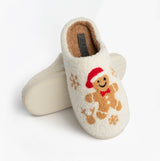 Jo & Joe GINGERBREAD Womens Mule Slippers Cream