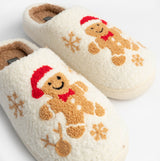 Jo & Joe GINGERBREAD Womens Mule Slippers Cream
