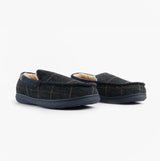Jo & Joe GLENCOE Mens Tartan Slippers Navy