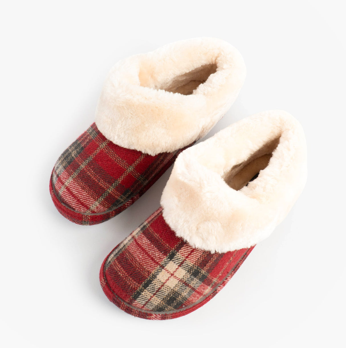 Jo & Joe GLENROYAL Womens Bootie Slippers Festive Red