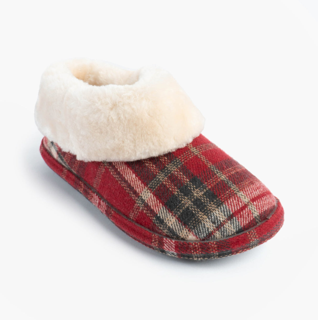 Jo & Joe GLENROYAL Womens Bootie Slippers Festive Red