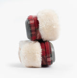 Jo & Joe GLENROYAL Womens Bootie Slippers Festive Red