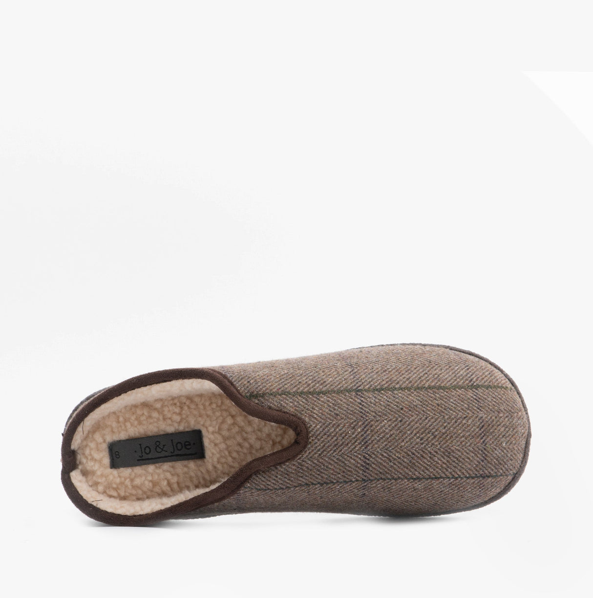 Jo & Joe HAMISH Mens Mule Slippers Dark Brown