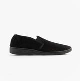 Jo & Joe HARRY Mens Full Slippers Black