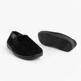 Jo & Joe HARRY Mens Full Slippers Black