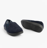 Jo & Joe HARRY Mens Full Slippers Navy