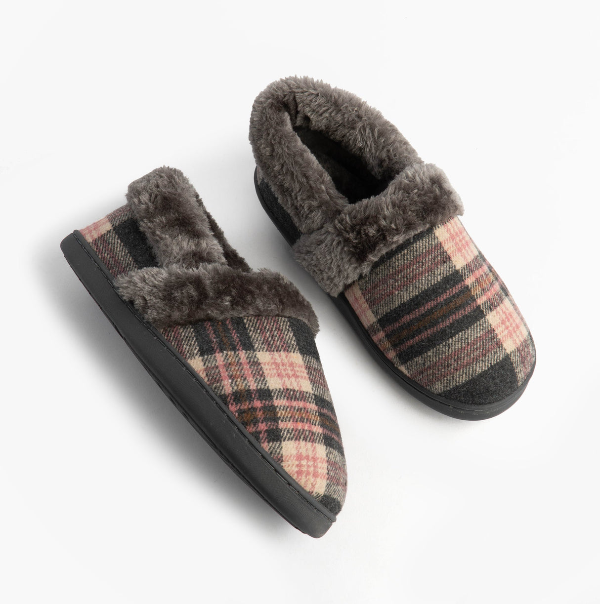 Jo & Joe HERITAGE Womens Full Slippers Pebble