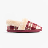 Jo & Joe HERITAGE Womens Full Slippers Cherry