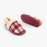 Jo & Joe HERITAGE Womens Full Slippers Cherry